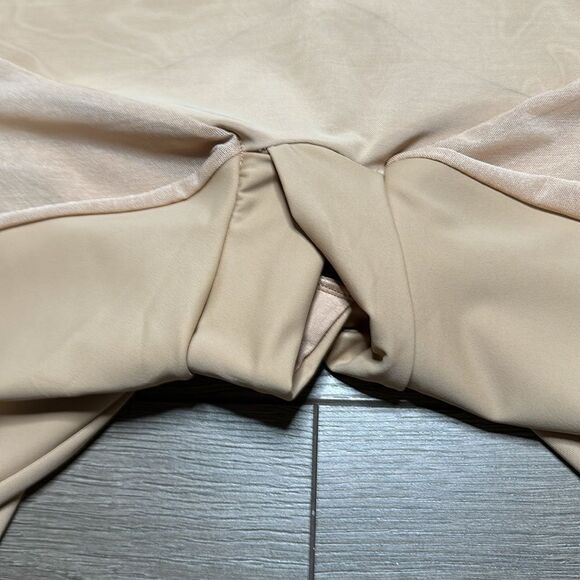 NWOT HoneyLove The SuperPower Short High Waist Mid Thigh Nude Shapewear Size 1X - Picture 4 of 11
